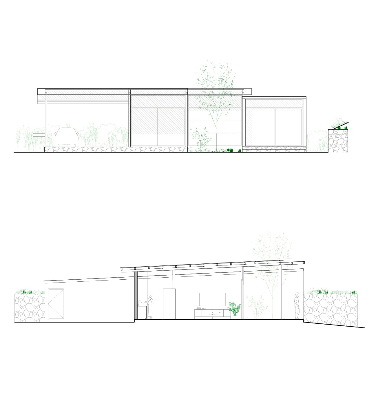 Plano de Casa En La Sierra