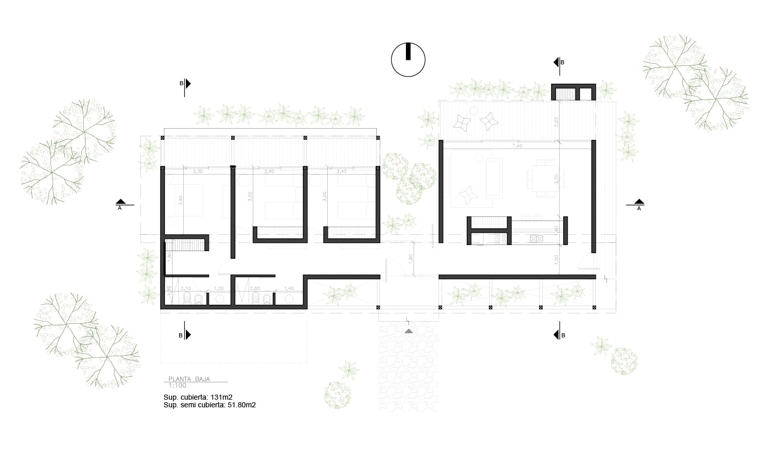 Plano de Casa Terra Villa 25 De Mayo