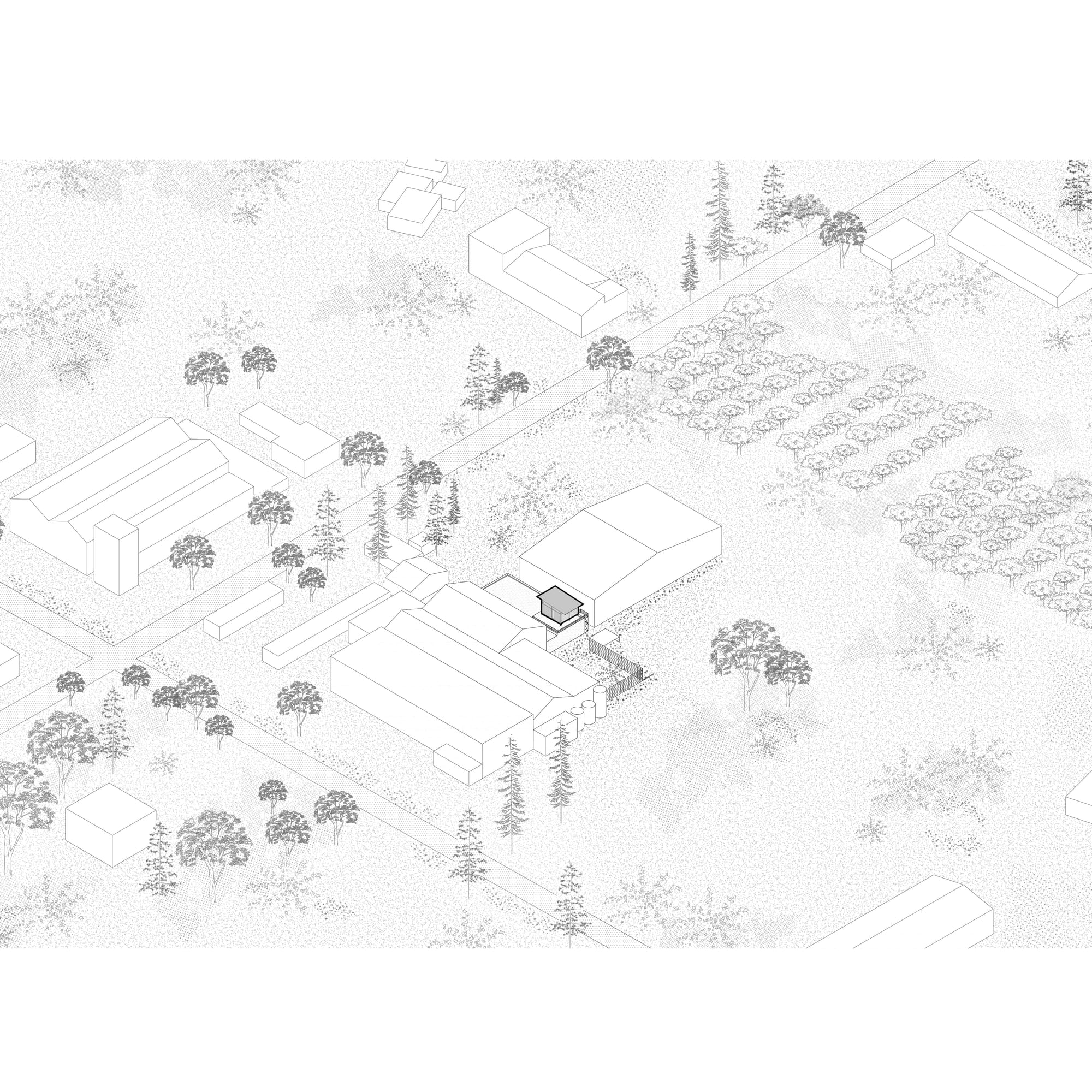 Plano de Oficina Sobre Pileta San Rafael