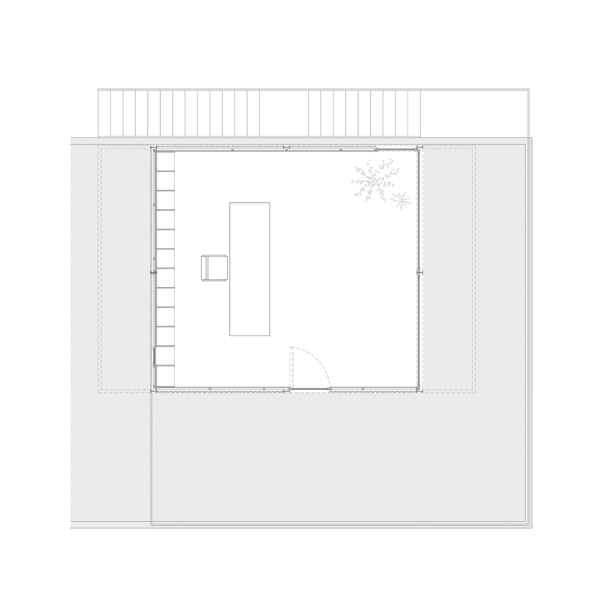 Plano de Oficina Sobre Pileta San Rafael