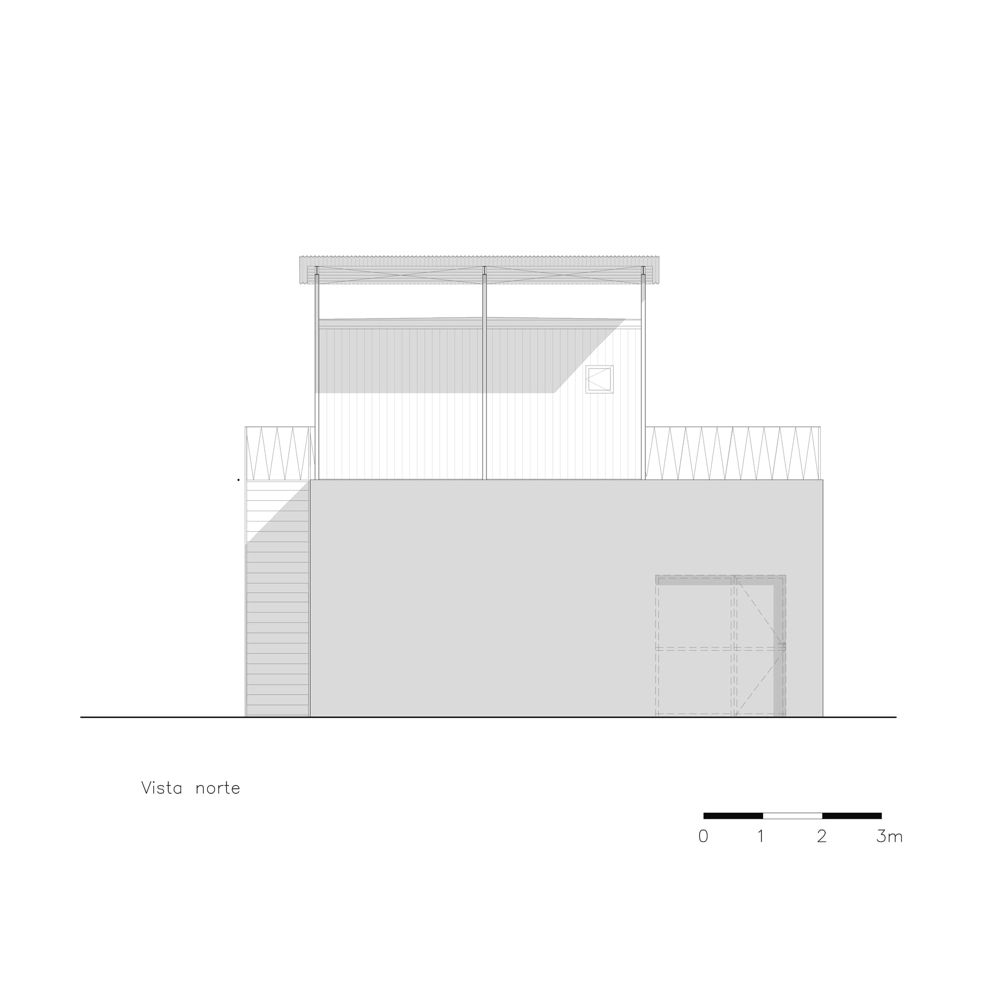 Plano de Oficina Sobre Pileta San Rafael