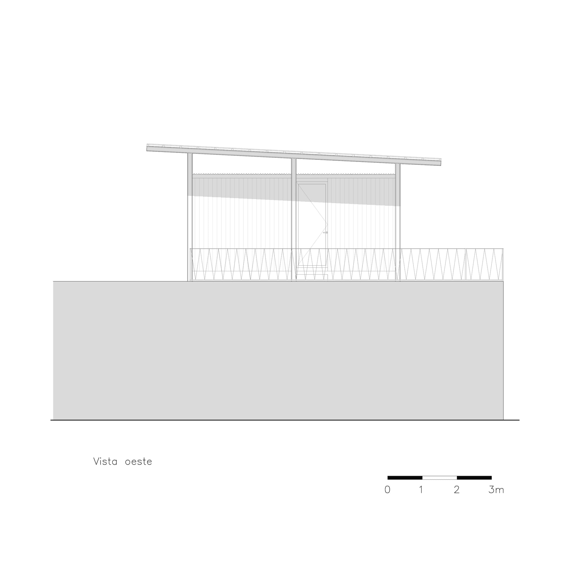Plano de Oficina Sobre Pileta San Rafael