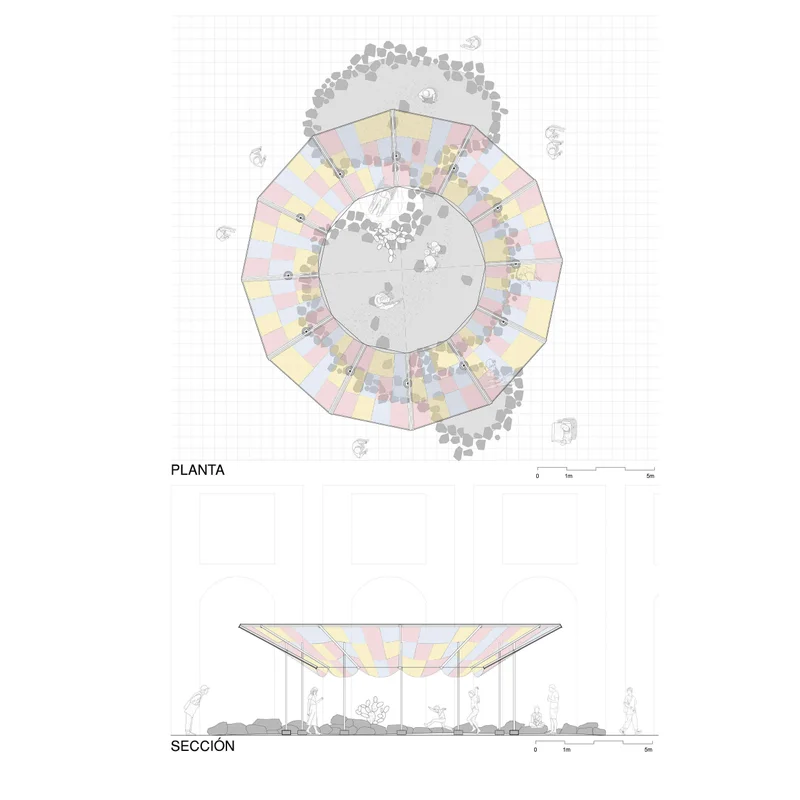 Plano de Pabellon Mextropoli