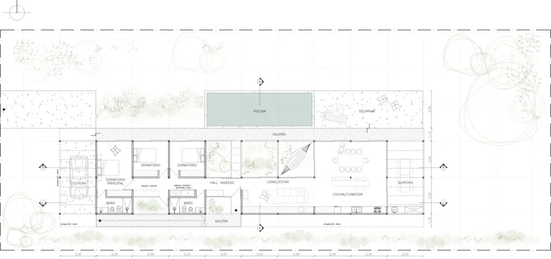 Plano de Prototipo Vivienda Modular
