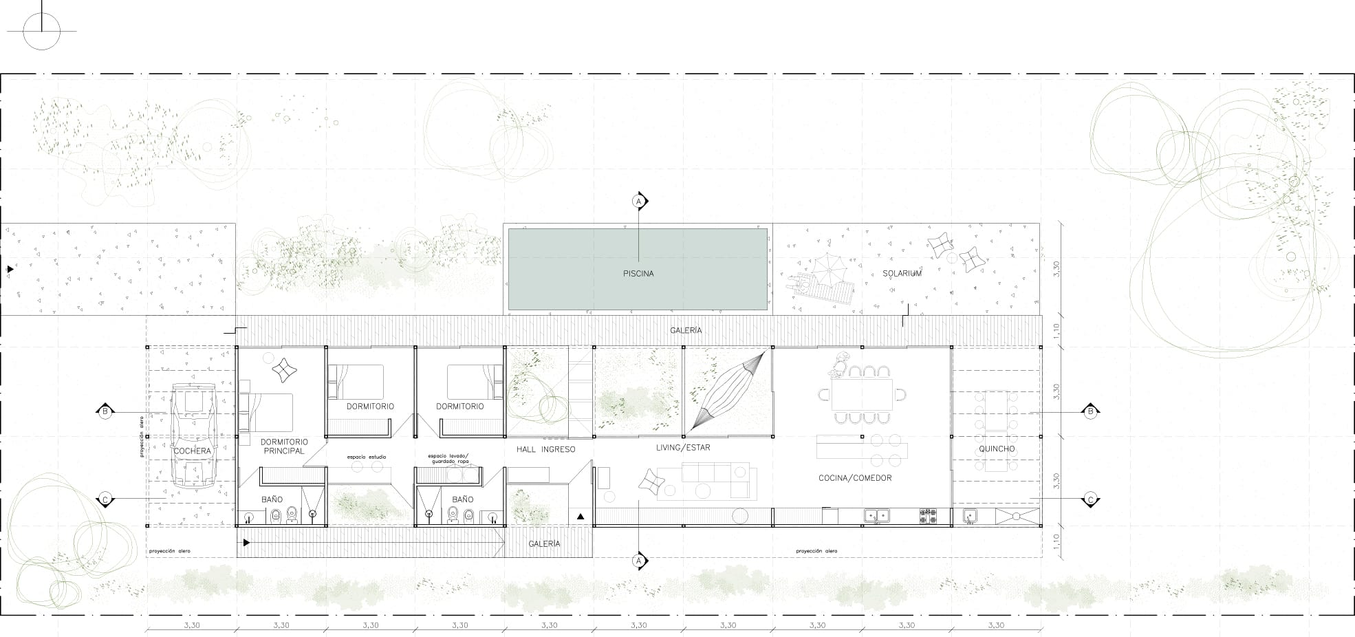 Plano de Prototipo Vivienda Modular
