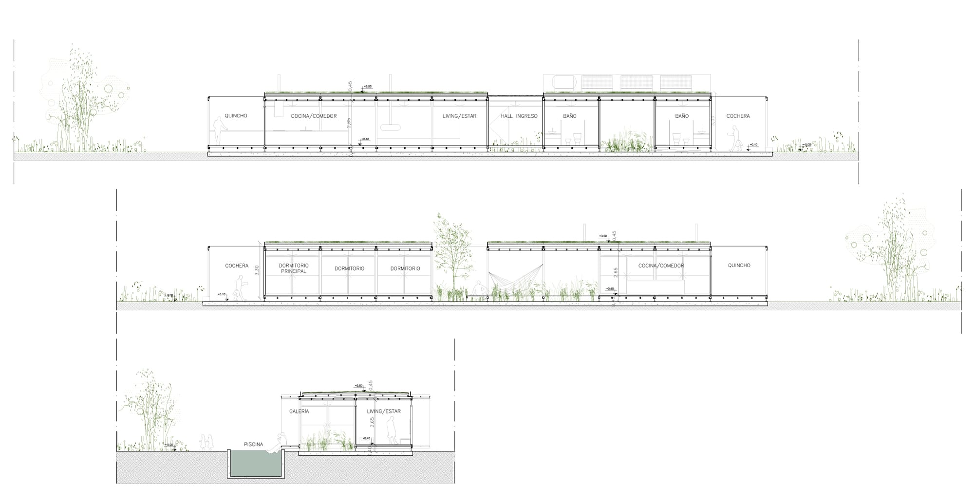 Plano de Prototipo Vivienda Modular