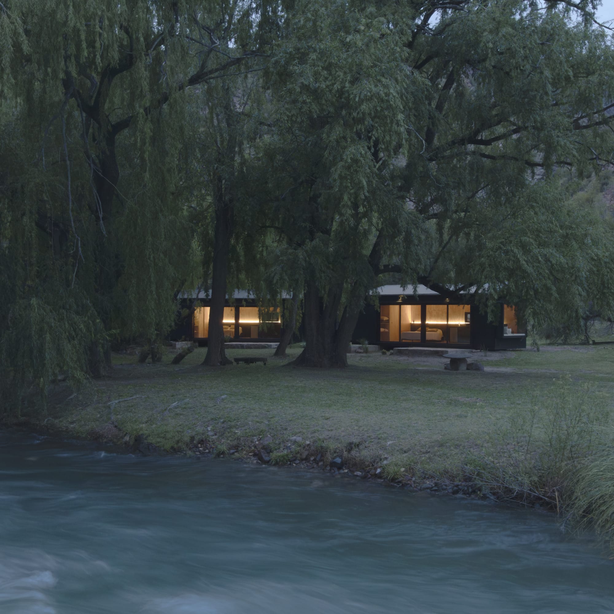 Fotografía de obra de Cabañas En El Rio Atuel