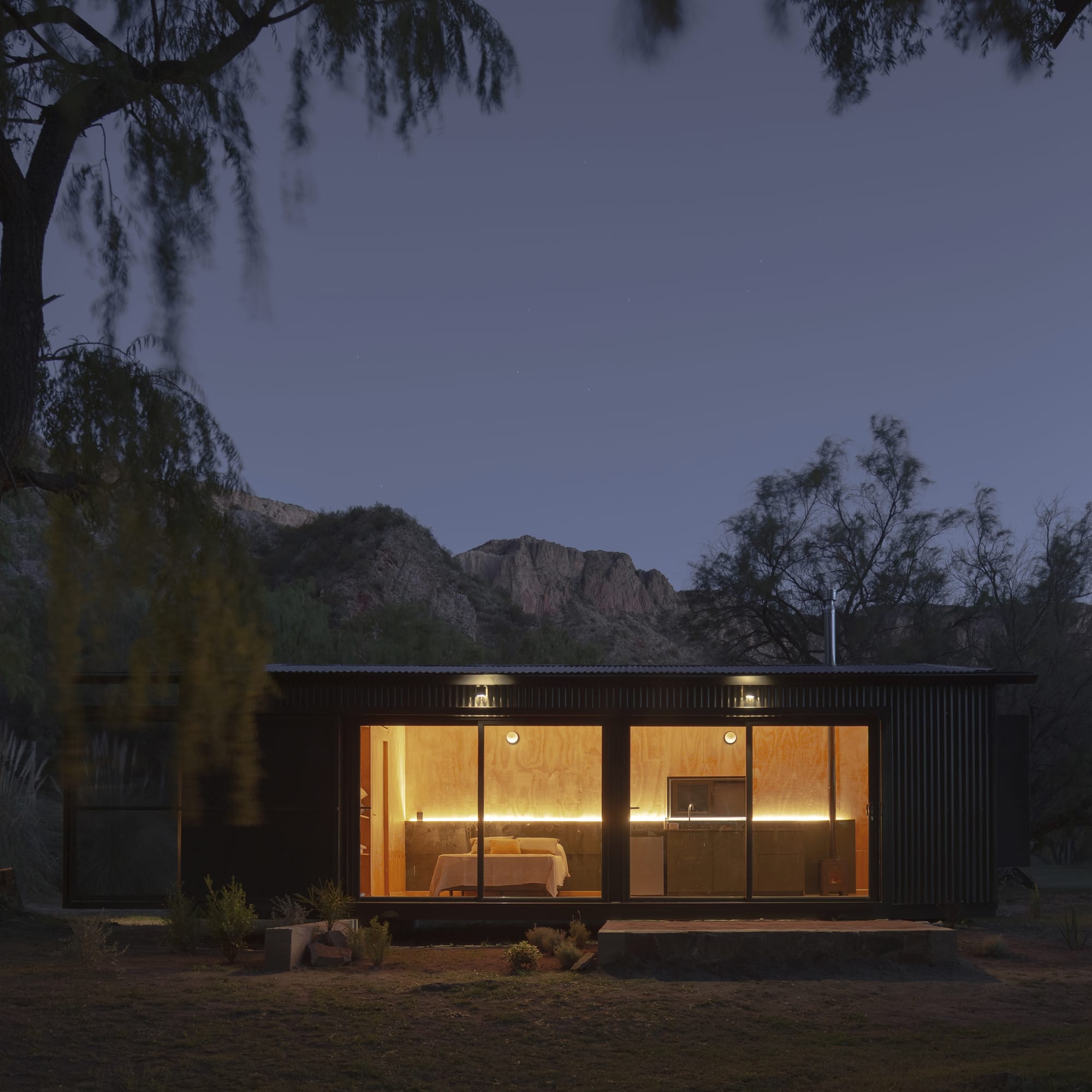 Fotografía de obra de Cabañas En El Rio Atuel