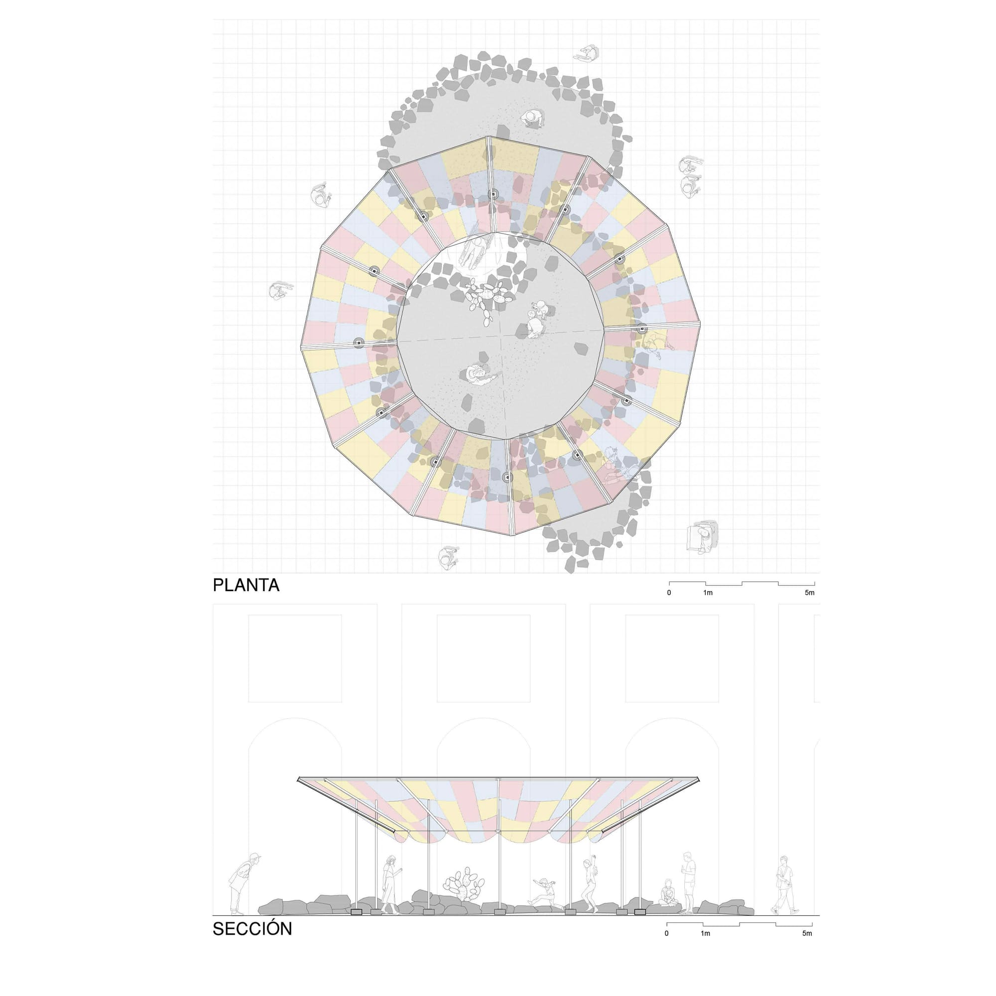Plano de Pabellon Mextropoli